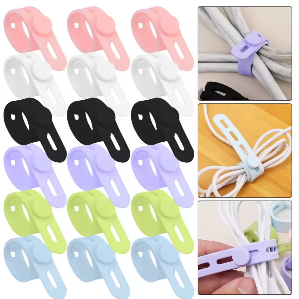 Desk Cable Organizer Reusable  - Desk Organizer 评论和价格