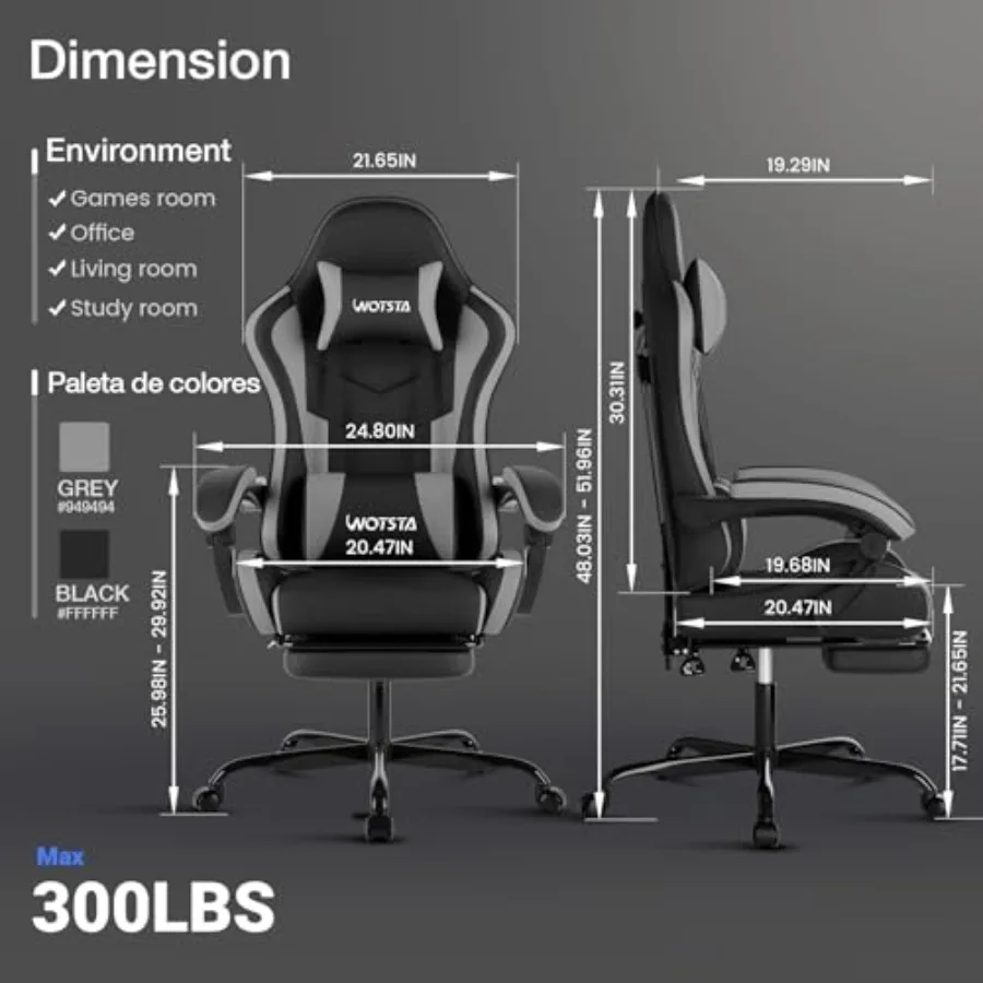 Ergonomic Gaming Office Chair  - Office Stool 评论和价格