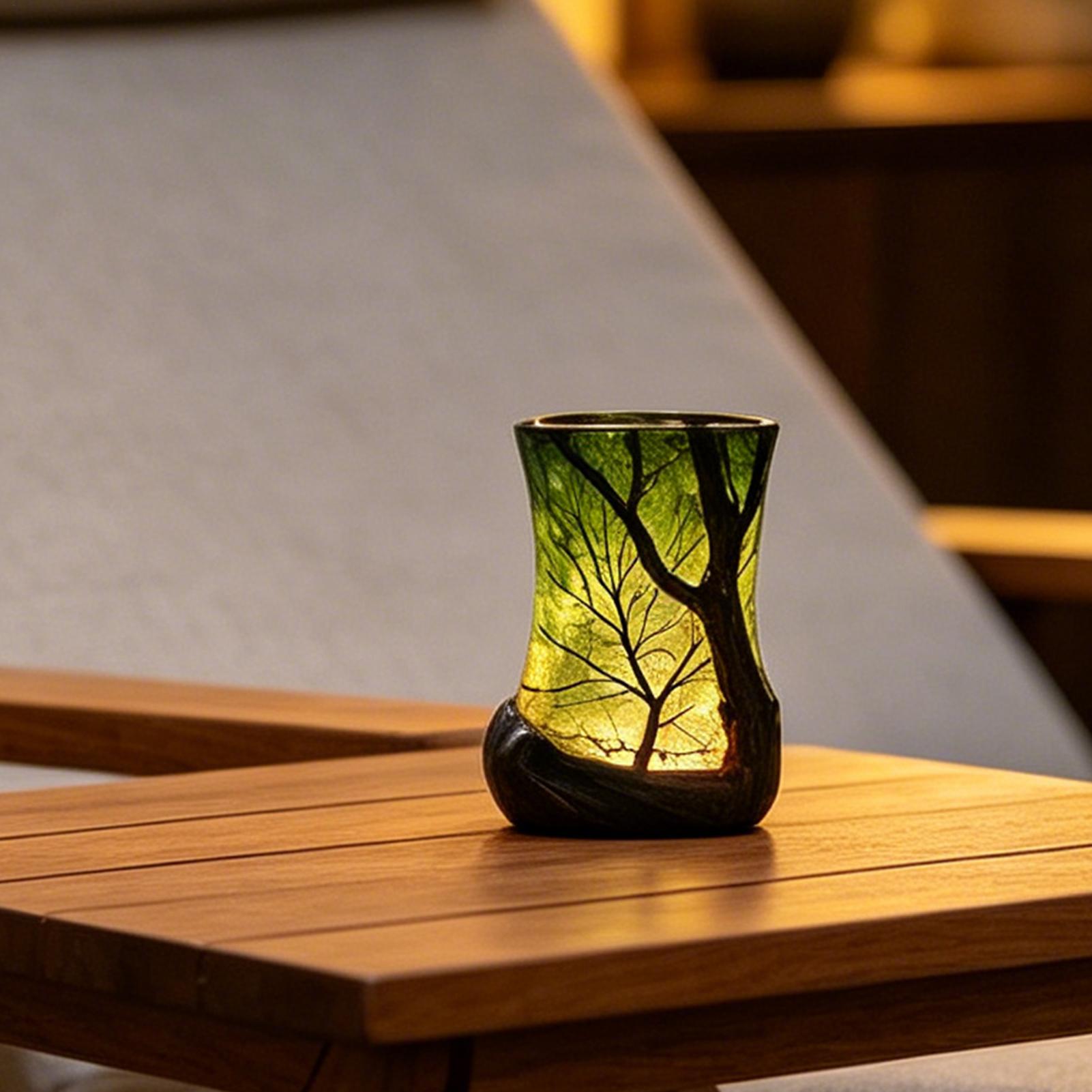 Bedside Table Lamp Forest Nigh - Bookshelf 评论和价格