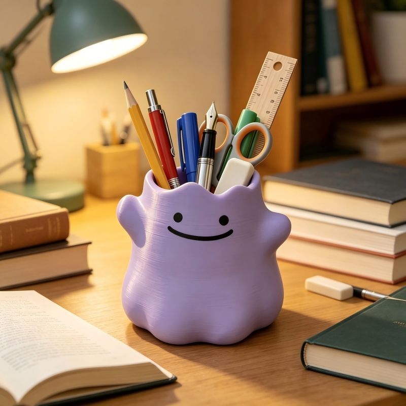Cartoon Character Pen Holder C - Desk Organizer 评论和价格