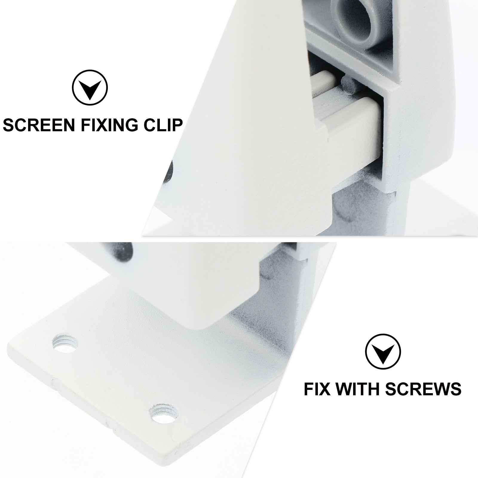 2Pcs Desk Divider Clamps Glass - Partition Screen Divider 评论和价格