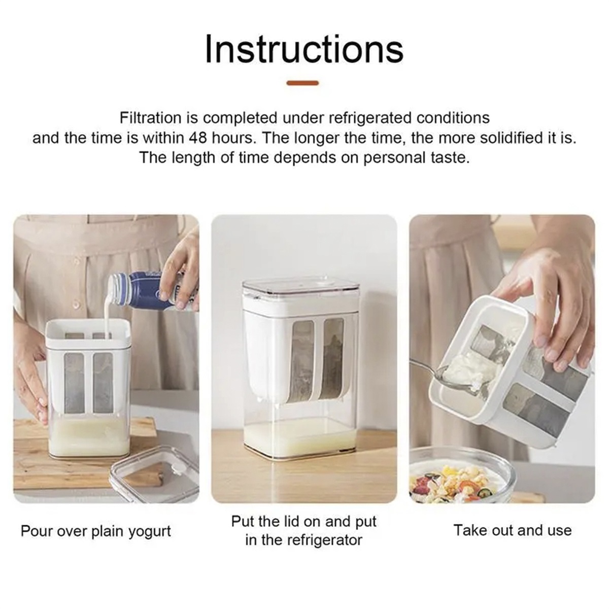 Yogurt Filter Food Strainer 11 - Partition Screen Divider 评论和价格